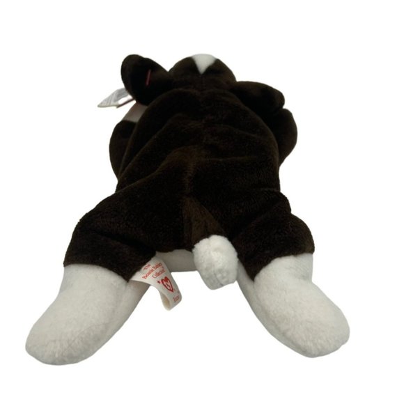RARE Ty Beanie Baby Bruno (dog) MINT CONDITION 1997 w/ PE pellets & tag errors - Picture 4 of 14